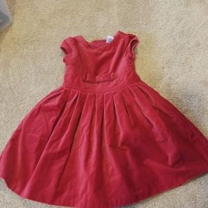 Gymboree sz 6 red velvet holiday dress